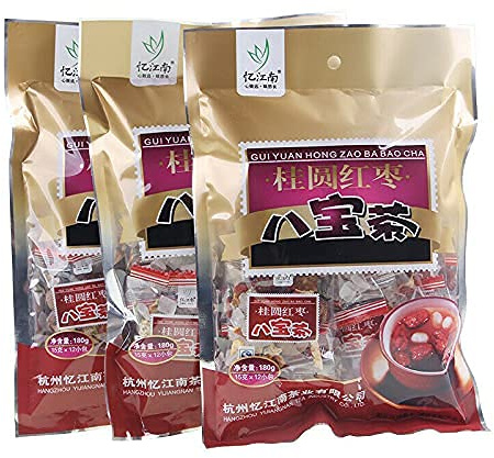 12 PCS 15g/Beutel Roter Dattel Longan Tee Achter Schatz Tee Ba Bao Cha Chinesische Kräuter