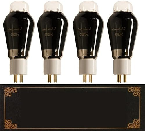 JINGERL Il tubo a vuoto 300B-Z sostituisce l'amplificatore audio HIFI con abbinamento di precisione 300B (Color : 4pcs 300B-Z)