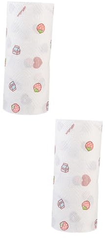 GLEAVI 2 Rollen Super Saugfähige Küchenpapierrolle Einweg-metzgerpapier Küchenpapierservietten Für Zuhause Taschentücher Zum Reinigen Zufälliger Stil