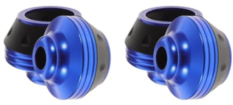 JECOMPRIS 4 Pièces Tasse Anti-Chute Roue Anti-Chute Fourche Tasse Capuchon Curseurs Universel Boom Scooter Pare-Chocs Capuchon En Alliage Random color