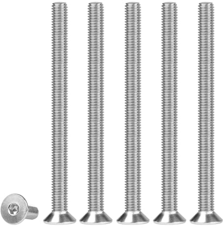 FOMGIIN Senkkopfschrauben Edelstahl M3x40mm, 50 Stück 304 Edelstahlschrauben Schrauben Senkkopf Din 7991 A2 V2A Innensechskant Senkschrauben, Senkschraube Vollgewinde Senkkopfschraube mit Metrischen