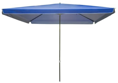 Ombrellone grande, ombrellone quadrato for bancarelle, ombrellone da spiaggia pieghevole antipioggia e antisole, ombrellone rettangolare da terra, adatto for cortili, giardini, prati, spiagge, centri