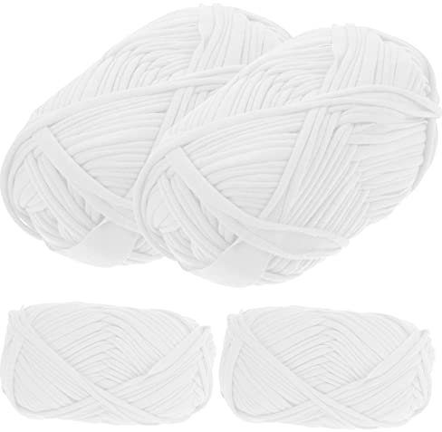 PHENOFICE 4rollen Geflochtene Handarbeitsgarne Strickgarn Für Decken Taschen Und Wohnaccessoires Pro Kreativ Und Vielseitig Einsetzbar