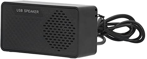 RIZGHWOY Mini Haut-Parleur USB Portable avec Carte Son Intégrée pour Bureau à Domicile, Ordinateur de Bureau, Plug and Play, Meilleure qualité Sonore, Terres Rares, Véritable Magnétisme