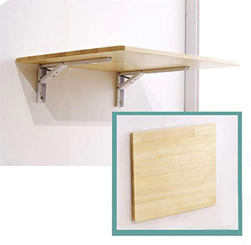 Fällbart furu väggbord väggmonterad bar matbord arbetsrum laptop skrivbord 17