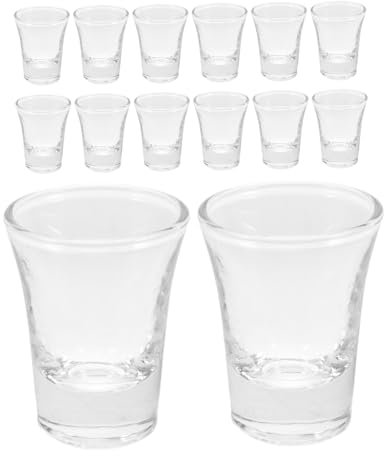 Gatuida Glass Communion Chalices Cups Set 24pcs 10ml Small Glass Holy Communion Grail Cup for Church Sacrament Serving on Religious Ceremony Supplies