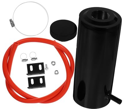 NULYLU Serbatoio Di Espansione Del Liquido Di Raffreddamento in Alluminio Serbatoio Del Radiatore Kit Capacità Di Adatto Alla Maggior Parte Delle Auto