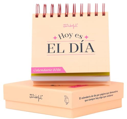 Mr Wonderful Tischkalender 2026 mit einer Seite pro Tag – Heute ist der Tag...