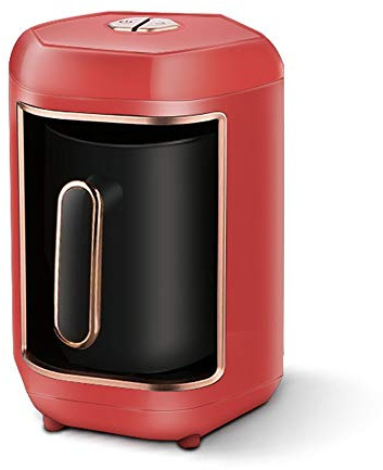 QJRGUY caffè Turco Automatica, Macchina elettrica Senza Fili, per Uso Alimentare, Moka, bollitore Portatile da Viaggio (E)