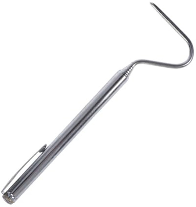 FIXOSHEE Retractable Stainless Steel Snake Hook 68cm Duckbill Head for Safe Handling of Small Snakes