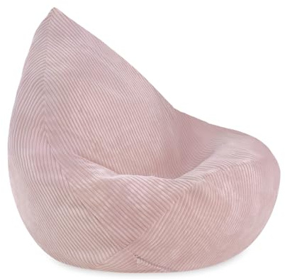 MISIOO Kinder Sitzsack Cord Premium, Ergonomischer Kinderstuhl Ab 12 Monaten, Bequeme Sitzsäcke fürs Kinderzimmer, Weicher Sitzsack Kinderzimmer Mit Leichter Styroporfüllung