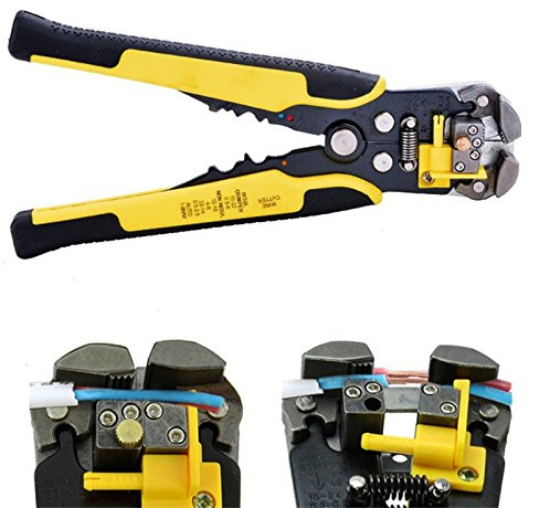 Automatische Kabel Abisolierzange selbsteinstellend-Crimper Terminal Werkzeug AWG24–10 (0,2–6,0 mm2)