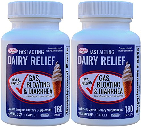 Fast Acting Lactase 360 Caplets Generic Lactase Fast Act 9000 FCC Units per Caplet