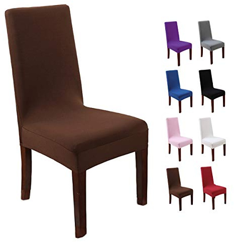 KAILH Coprisedie con Schienale, Lavabile Estraibile coprisedile, Elasticizzato Copertura della Sedia bi-Elastico Modern Decorativo Protezione in Stretch in Tessuto per Casa, Ristorante, Hotel, ECC