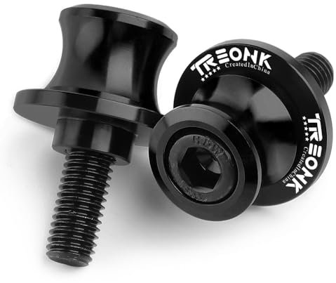 Diabolos Moto - Paire de M10 Pions de Bras Oscillant Diabolos Le Mans Support de Montage Béquille ou Stand D'atelier pour Kawasaki (Noir)