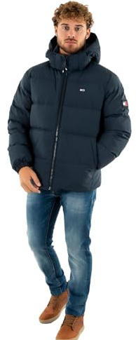 Tommy Jeans Tjm Essential Down Jacket Ext Dm0dm19786 Chaqueta, Azul (Dark Night Navy), M para Hombre