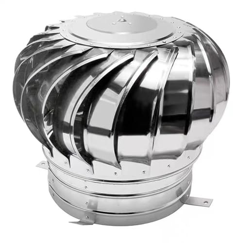 SBCC 201 Stainless Steel Unpowered Hood, Roof Ventilator Exhaust Outlet Hood (Small : 160mm)