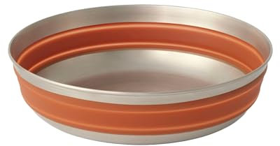 Sea to Summit Detour - Ciotola pieghevole in acciaio inox, grande, 920 ml, colore: Marrone Bombay