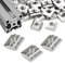 SWTYExt 30 Stück Nutensteine M8 Typ B Nutensteine Nut 8 Nutsteine Set Kohlenstoffstahl T- Nut Schiene Nutenstein M8 Gleitmuttern Schwer für 30-Serie Aluminiumprofil Extrusionsschlitz