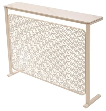 YERUNGT Cubre Radiador, Elegant Cubiertas para Radiador, Cubierta Decorativa For Radiador, Soporte De Exhibición, Sala De Estar, Dormitorio, Fácil De Instalar(White,100 * 25 * 90cm/39 * 10 * 35in)
