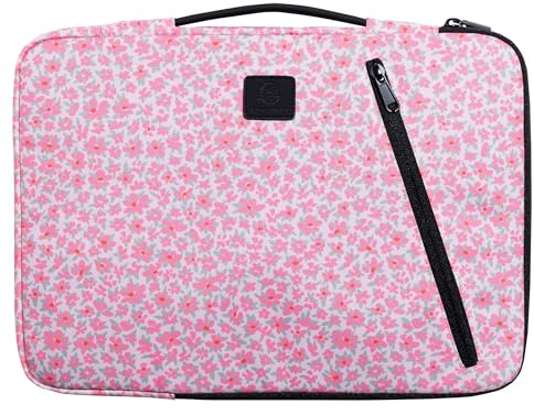 Exacompta Housse Ordinateur pour PC 13 et 14 en Tissu recyclé Liberty