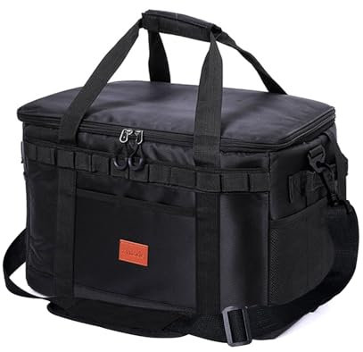 Kühlrucksack,Groß Isolierte Kühltasche,25L Wasserdichten Kühltasche Rucksack,Lunch Bag,Ultraleicht Rucksäcke,Picknicktasche,Thermotasche,Große Kapazität für Strand,Camping, BBQ (Schwarz)