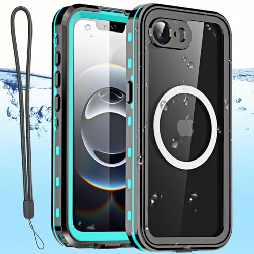 AICase Coque étanche pour iPhone 16e/iPhone 17e, MagSafe, résistante à la Neige et à la poussière, certifiée IP68, Protection 360°, pour iPhone 16e 2025/iPhone 17e 2026 de 6,1