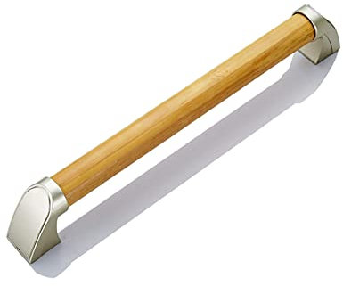 Haltegriffe fürs Badezimmer aus Holz, Haltegriffe fürs Badezimmer, Sicherheits-Haltegriff mit rutschfestem Griff, Bequeme Haltegriffe für Badewanne und Dusche für Behinderte und ältere Menschen, Schw