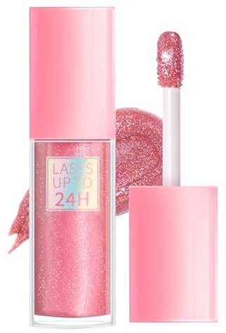 Mosed Lip Gloss - Glitter -Lip brillo brillo, aceite labial brillante e hidratante.