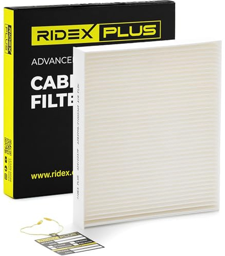 RIDEX PLUS 424I0237P Innenraumfilter Pollenfilter Höhe: 36 Breite: 204 Länge: 242 Kompatibel mit VW Golf 7 Schrägheck 5G1, BQ1, BE1, BE2 Golf 6 5K1 POLO 9N, OPEL Corsa D Schrägheck S07, AUDI