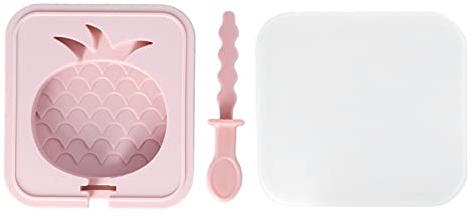 Para paletas, para silicona, reutilizable con helado de bricolaje de bricolaje moldes de tortas de paleta con palo de tapa, herramientas de cocina (Fruta)