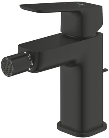 GROHE Cubeo 1018102430 miscelatore bidet bagno taglia S, finitura nero opaco, con scarico