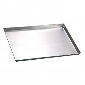 Fasa Placca Teglia Rettangolare Bassa Professionale Alluminio per focacce Dolci Forno (45c35cm)