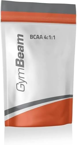 GymBeam BCAA 4:1:1 Istantanei, Amminoacidi Essenziali per Pre Workout, Recupero e Crescita Muscolare, Bevanda Rinfrescante, Prodotto con Fermentazione Lenta, Fonte di Energia (500 g, Unflavored)