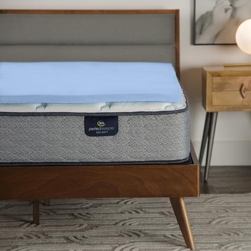 Serta Comfort Cool Memory Foam Mattress Topper, 1.5 Inch, Twin XL