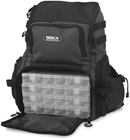 Tubertini Seika Zaino Climber - Antistrappo, grande capienza con scatole modulabili (NERO)
