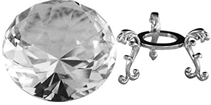 YARNOW Diamant-kristall-briefbeschwerer Kristall-diamant-dekor Schreibtisch-ornament Zimmer-dekoration Geburtstagsgeschenke Für Mama