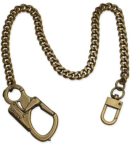 Ahiller Anti-Theft Wallet Chain Security Key Chain for Men (Bronze-BK-1P)