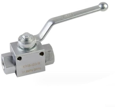 SPORTARC Ball Valves Hydraulic 2 Way High Pressure Ball Valve 1/4 To 3/4BSP 500Bar MWP With Holes(G3/8)