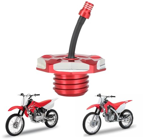 Motorrad Tankdeckel für CRF 110 CRF110 CRF125 CRF 125 2019-2024 Dirt Bike | CNC-Aluminium,Tankverschluss mit Belüftung, mit Entlüftungsventil,für Tanköffnung und Belüftung,für Motocross Pit Bike