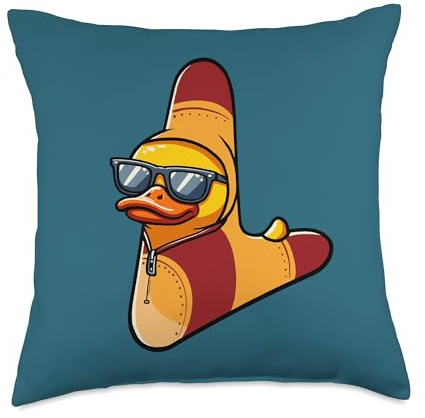 Boomerang Duck Throw Pillow