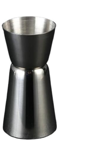 CHFYIJYHM Jigger de Mesure de Barre d'acier Inoxydable, Kit de Jigger de secoueur de Cocktail de vin de Partie de Barre Outil de Barre de Tasse de Mesure de Boisson de Double Esprit(Silver 20-40ml)