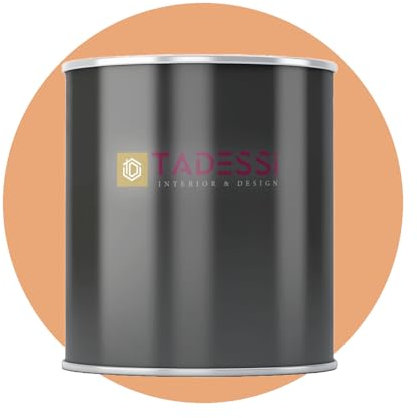 Tadessi Peinture d'intérieur Orange cuivré Orange - Peinture murale mate lavable - Sans odeur et sans solvant - Bidon de 2,5 l