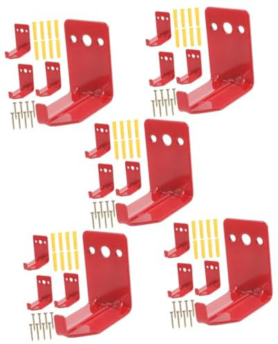 Veemoon 20piezas Soporte Para Extintor De Incendios De Pared Resistente y Fácil De Instalar De Ganchos Para Colgar Capacidad Para Uso Doméstico y Oficinas