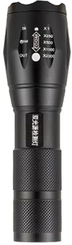 Fellflying Lampe de poche UV, lampe de poche ultra violette - Lampe de poche UV avec lumière blanche Lampe de poche violette LED portable,Puissant détecteur de lumière noire, lampe torche portable