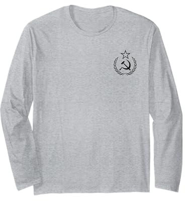 Couronne de marteau et de faucille URSS Union soviétique Manche Longue