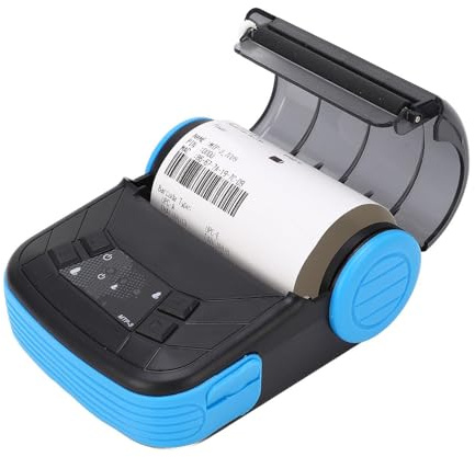Asixxsix Impresora Térmica Portátil Inalámbrica de 80 Mm para Recibos, Tickets, Facturas, Punto de Venta, Compatible con 7/8/10, XP, OS X, iOS y