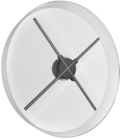Ventilateur holographique 3D, Projecteur holographique Rotatif 3D de 42 cm, Type Machine publicitaire, œil Nu, Housse de Protection spéciale pour Magasin, Halloween