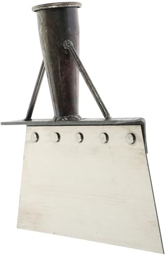 MAGICLULU Pala Multiuso in Metallo per Pulizia di Letame Bovino e Pollame, Pala Raschiatrice Piatta Manico Ergonomico per Aziende Agricole e Allevamenti Suini