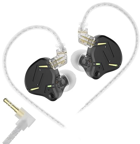 Yinyoo KZ ZST PRO X Monitor In-Ear, 1BA+1DD Ibrido, Bassi Profondi, Cuffie IEM HiFi per Giochi e Musica, Cablate